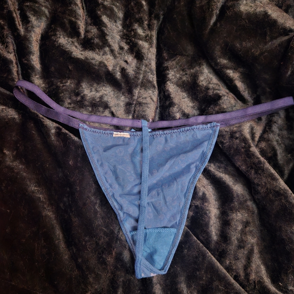 Lace Blue Gstring - Size M/L - Picture 6 of 6